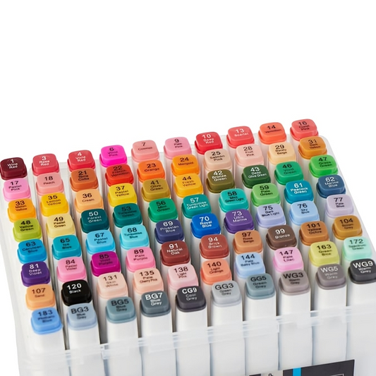 Colvin & Co 80 Dual Tip Markers – Vibrant Colours for Precision & Bold Creativity