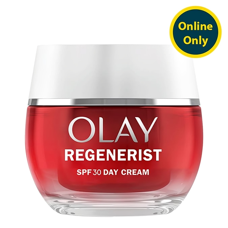 Olay Regenerist SPF 30 Day Face Cream 50ml – Anti-Ageing Moisturiser with Niacinamide & Peptides